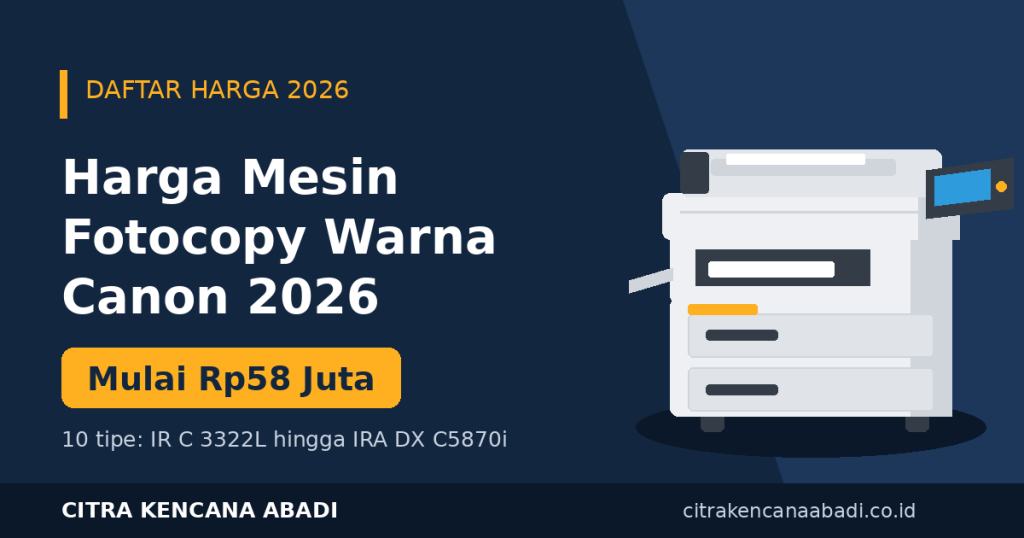 harga mesin fotocopy warna